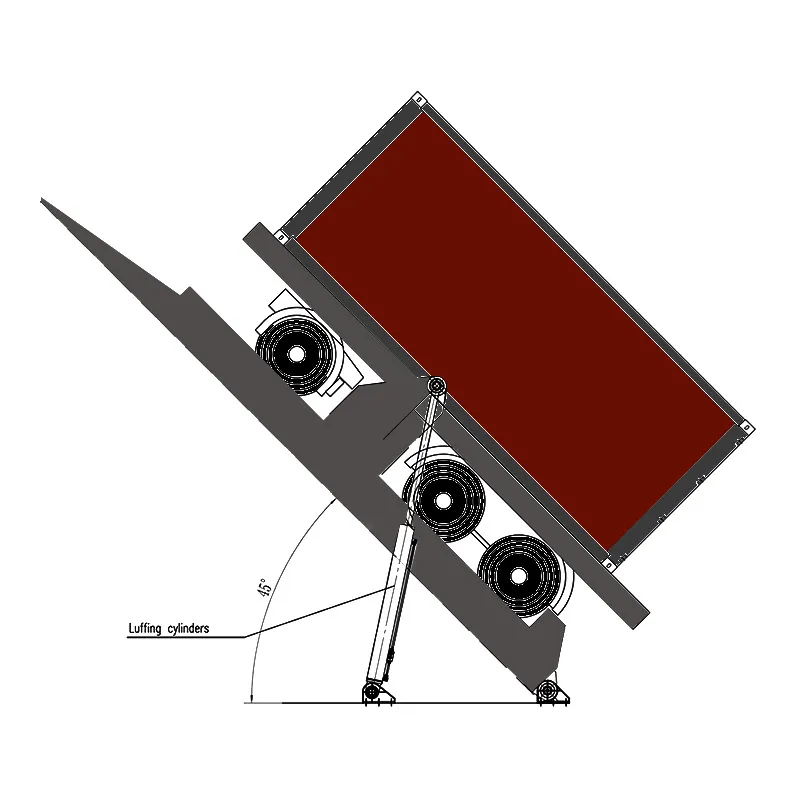 Container Tilter With Trailer